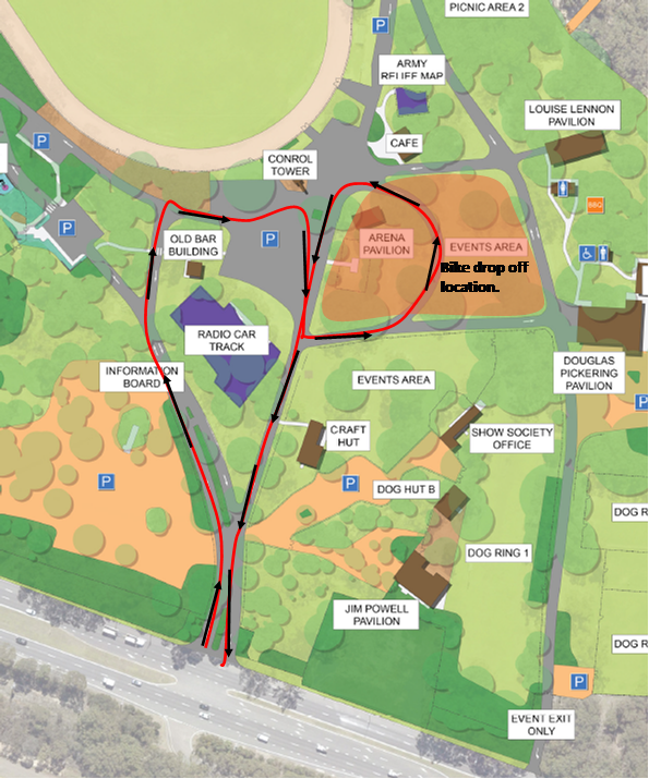 bike collection day map